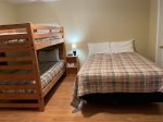 Guest Bedroom with Queen bed and Bunk Bed